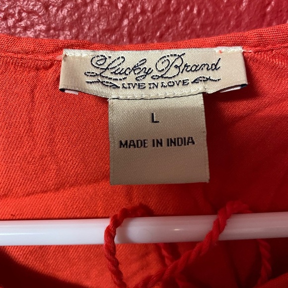 Lucky brand women’s blouse size L - Picture 2 of 3